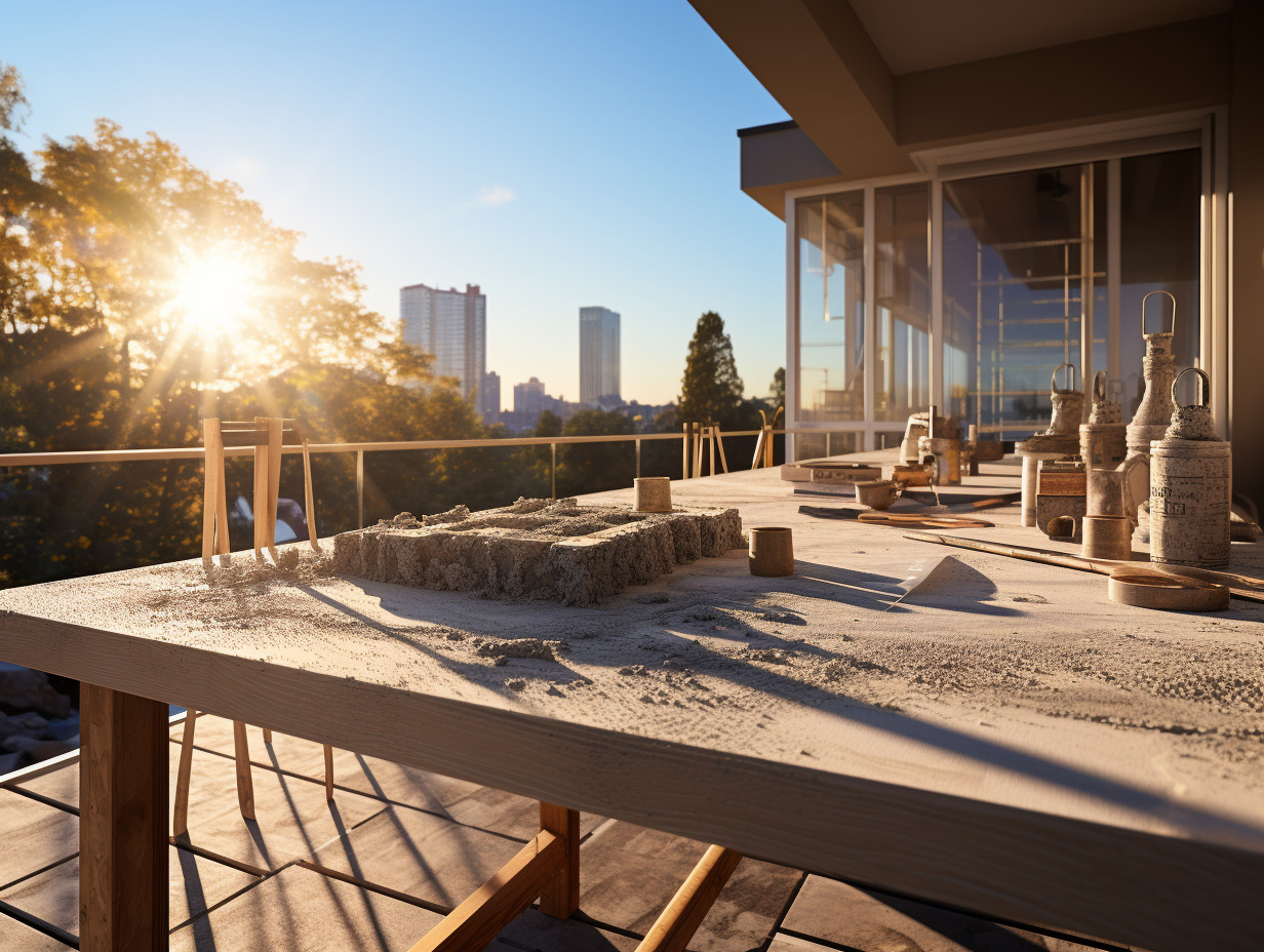 terrasse en béton : étapes clés pour une construction réussie  pour trouver une image utile  tu peux renseigner les mots  terrasse  et  béton  dans les banques d images