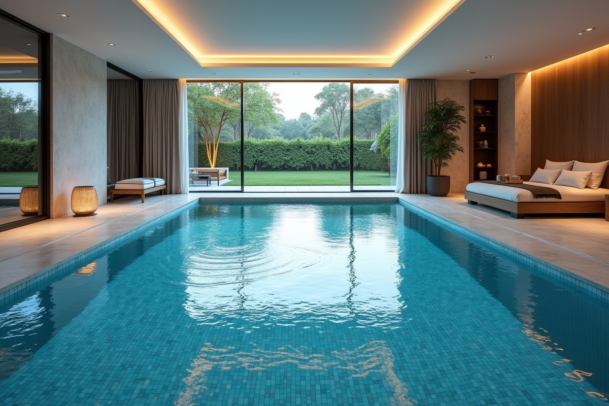 éclairage piscine