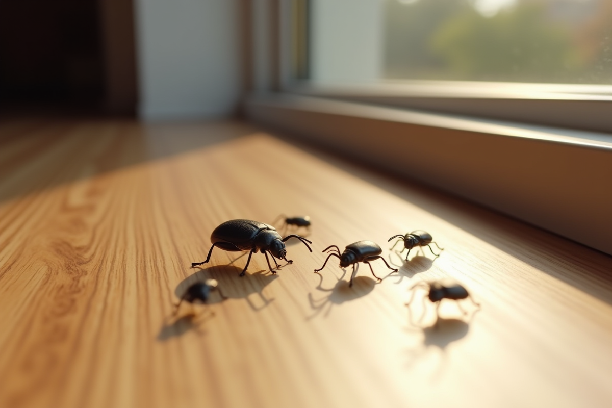 insectes noirs