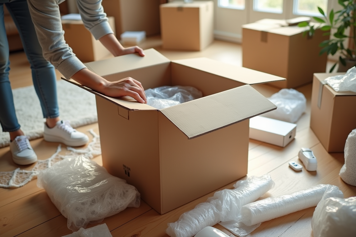 cartons déménagement